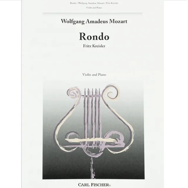 Carl Fischer Mozart Rondo G-Dur K 250 Noten Violine Klavier Kreisler