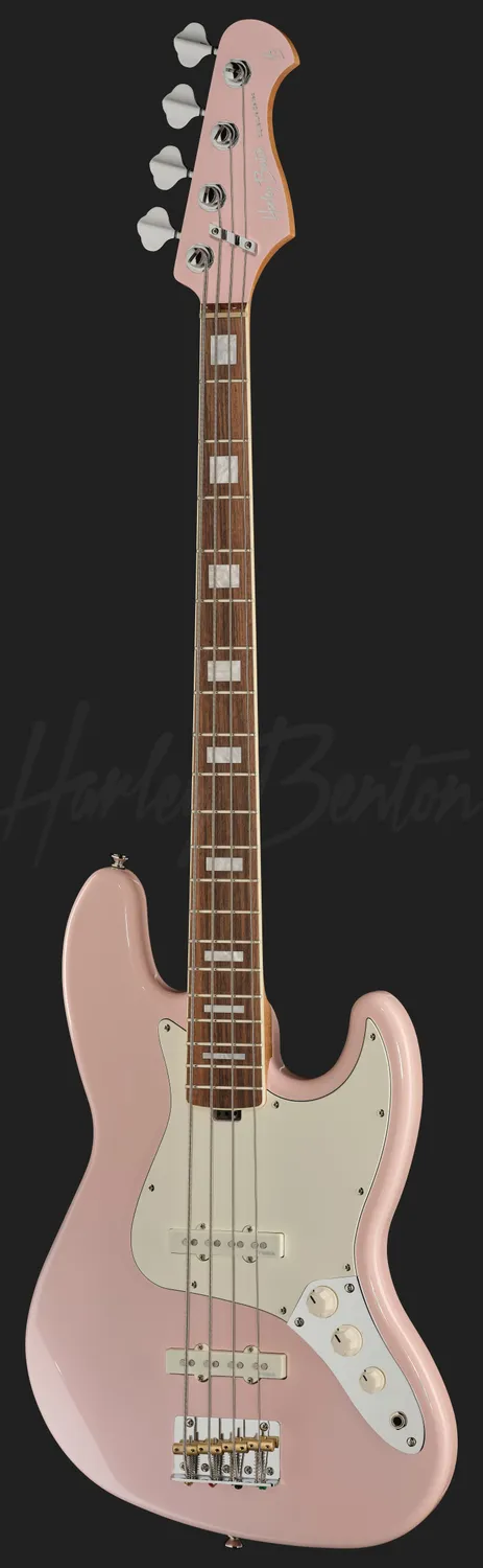 Harley Benton Pro MV-4JB E-Bass Burgundy Mist