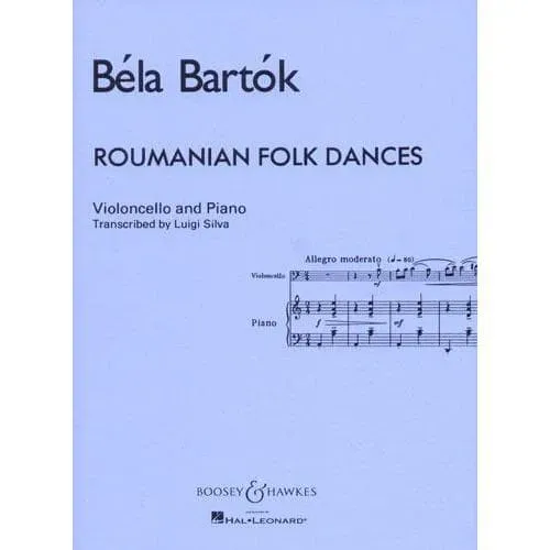 Boosey Bartók Rumänische Volkstänze Sz 68 Noten Cello Klavier