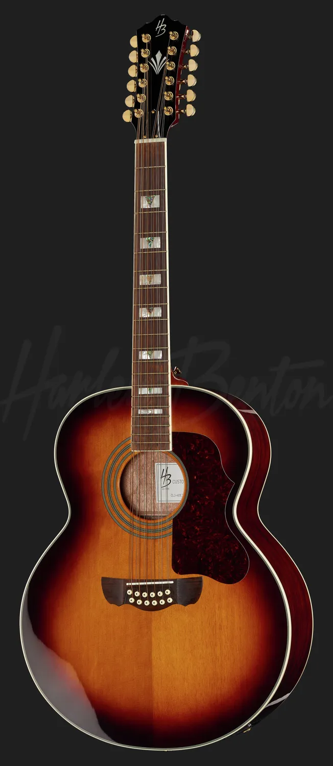 Harley Benton Custom Line CLJ-412E 12-Saiter Sunburst