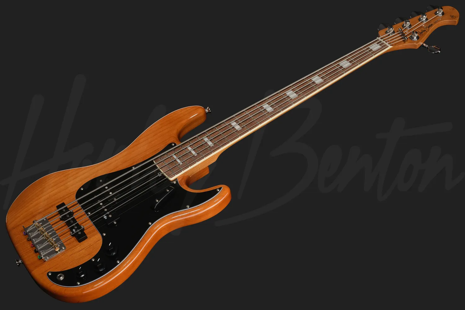 Harley Benton MV-5PJ E-Bass Natural 5-saitig PJ Alnico