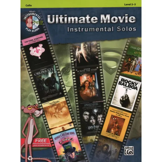 Shar Music Ultimate Movie Solos Noten Cello mit CD Alfred
