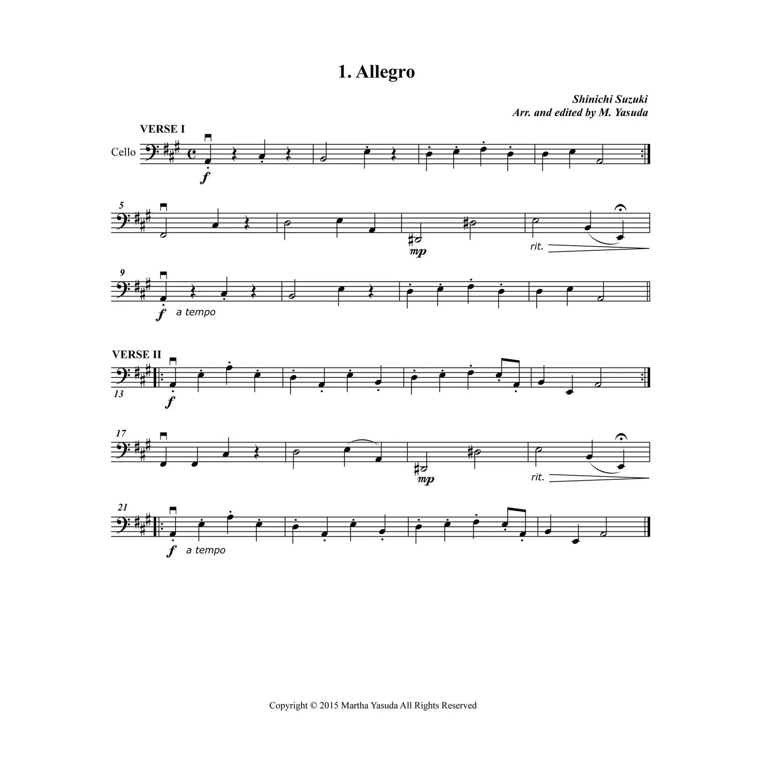Yasuda Violinensemble Begleitstimmen Download Viola Cello