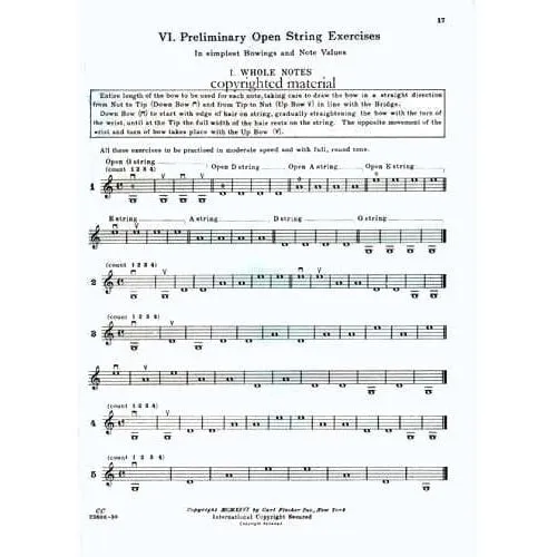 Fischer Auer Graded Course Book 1 Geigennoten Anfänger