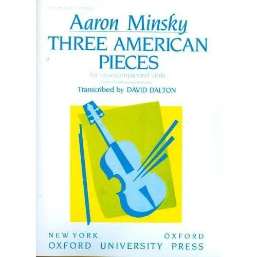 Oxford Minsky Three American Pieces Bratschenoten Solo