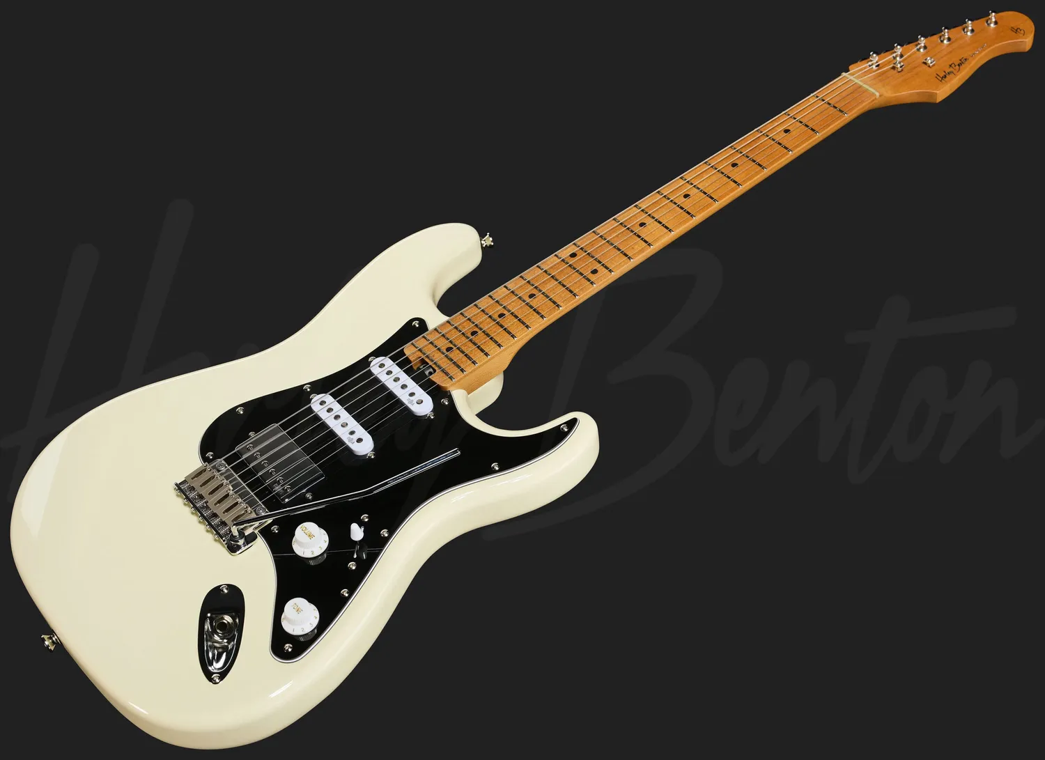 Harley Benton Rock ST-Modern E-Gitarre Olympic White HSS