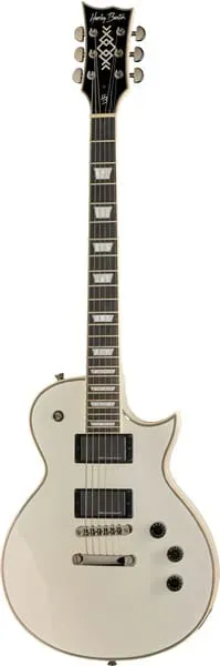 Harley Benton Vintage SC-1000 OW E-Gitarre weiß aktiv