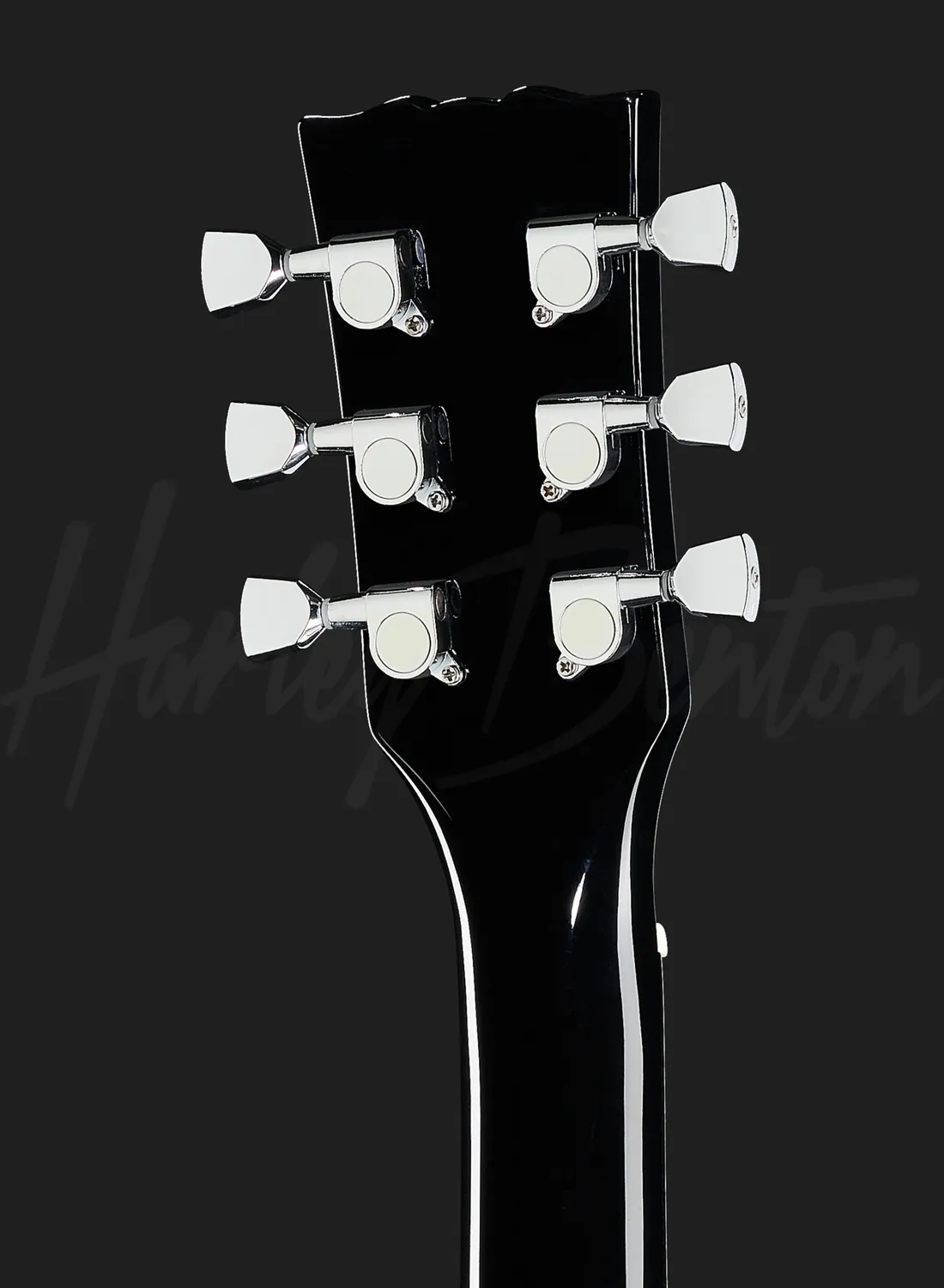 Harley Benton DC-200LH BK E-Gitarre Linkshänder Schwarz