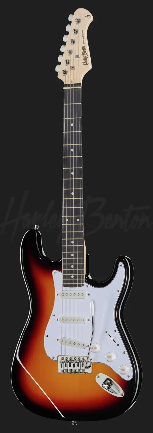 Harley Benton ST-20 SB E-Gitarre Sunburst 3 Single-Coils
