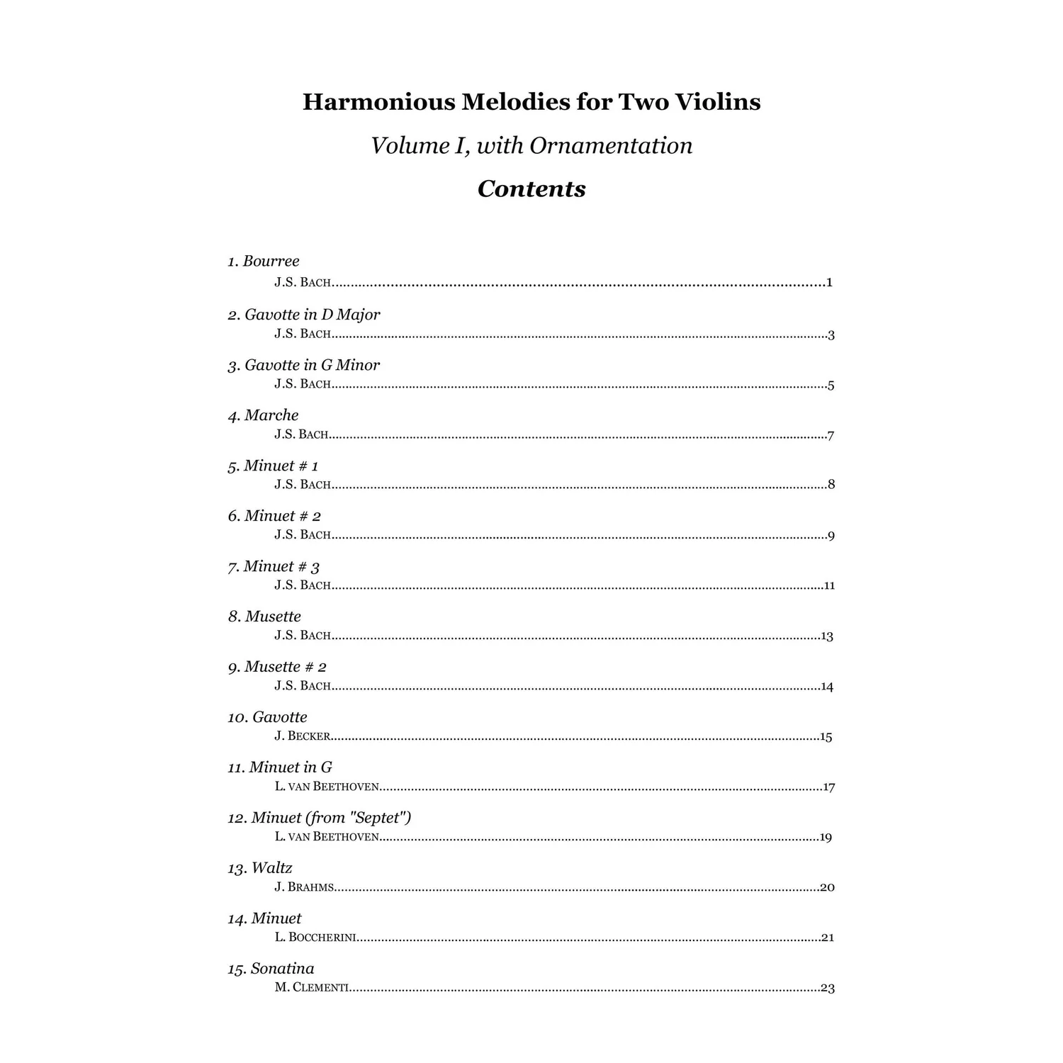 Yasuda Harmonious Melodies Vol. I Violine Download 2. Aufl.