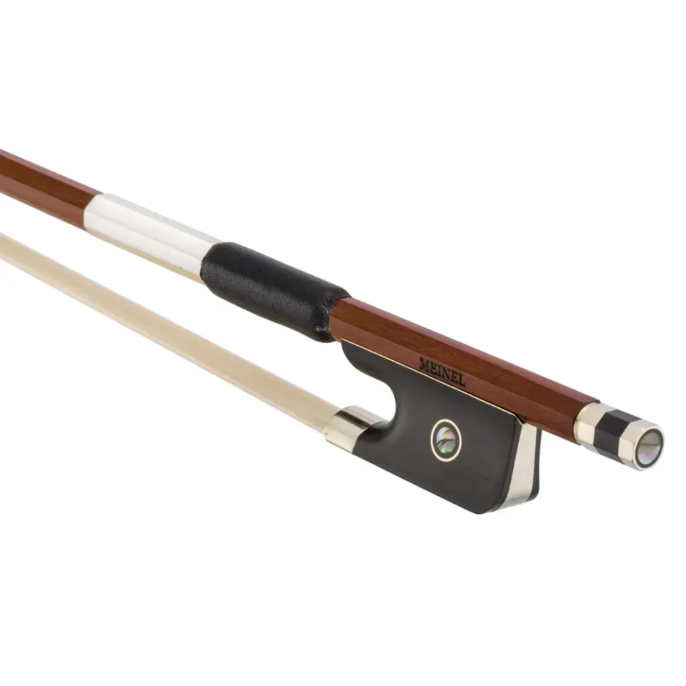 Meinel Pernambuco Violabogen 4/4 Ebenholz-Frosch