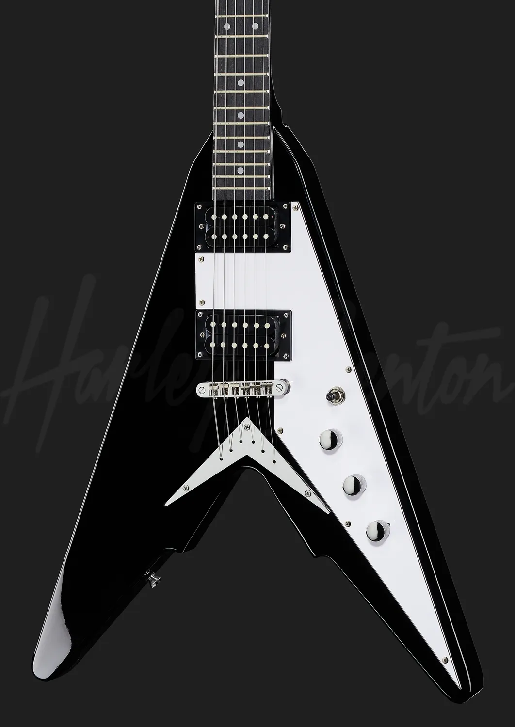 Harley Benton Rock Series Victory-BK E-Gitarre Schwarz