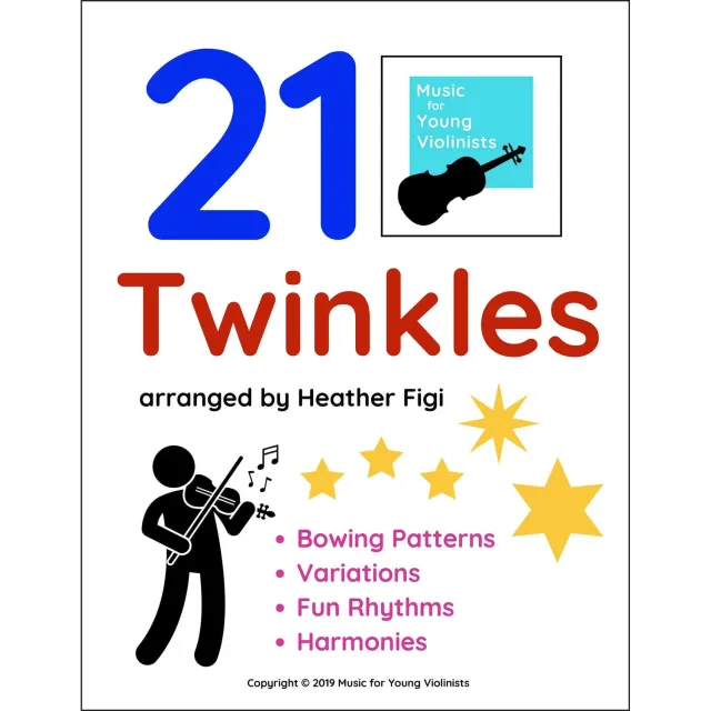 Figi 21 Twinkles Solo-Violine Noten PDF-Download 22 Seiten