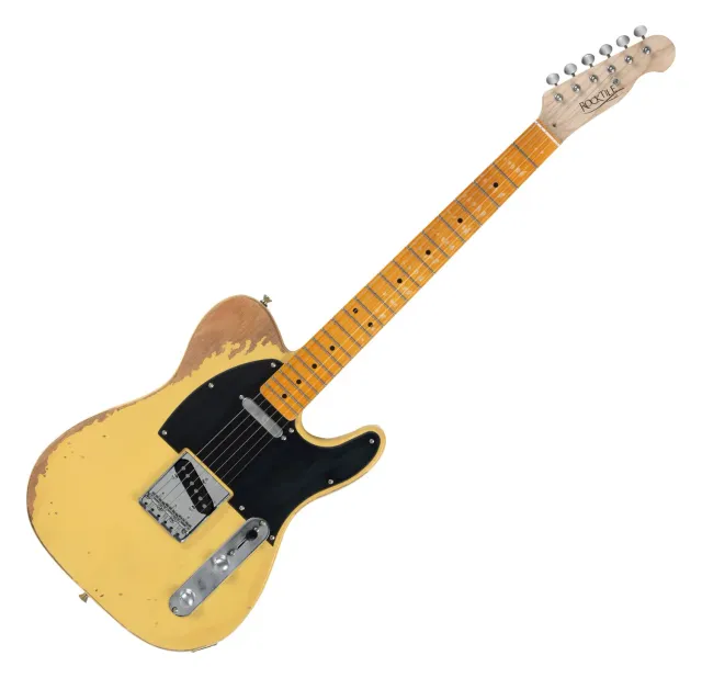Rocktile Vinstage TL-HMBB E-Gitarre Vintage Blonde Mahagoni