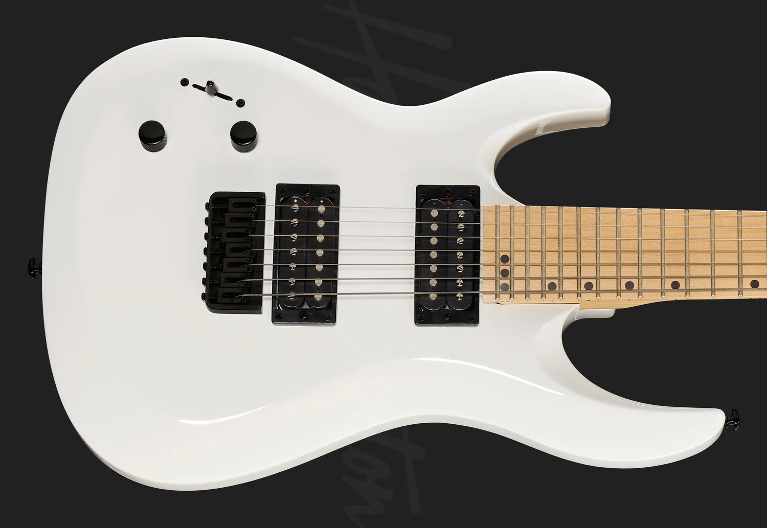 Harley Benton Rock R-457MN LH E-Gitarre 7-saitig weiß Linkshänder