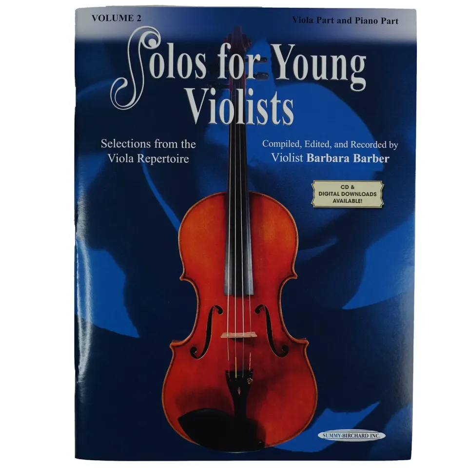 Barber Solos for Young Violists Vol. 2 Noten für Viola und Klavier