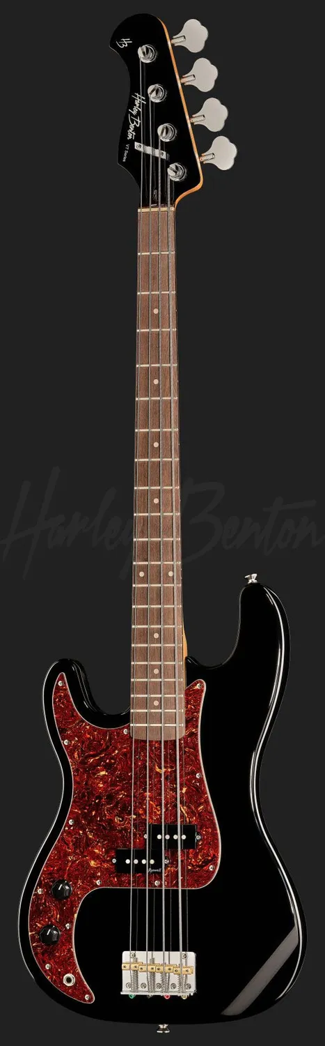 Harley Benton PB-62CC LH E-Bass schwarz Linkshänder