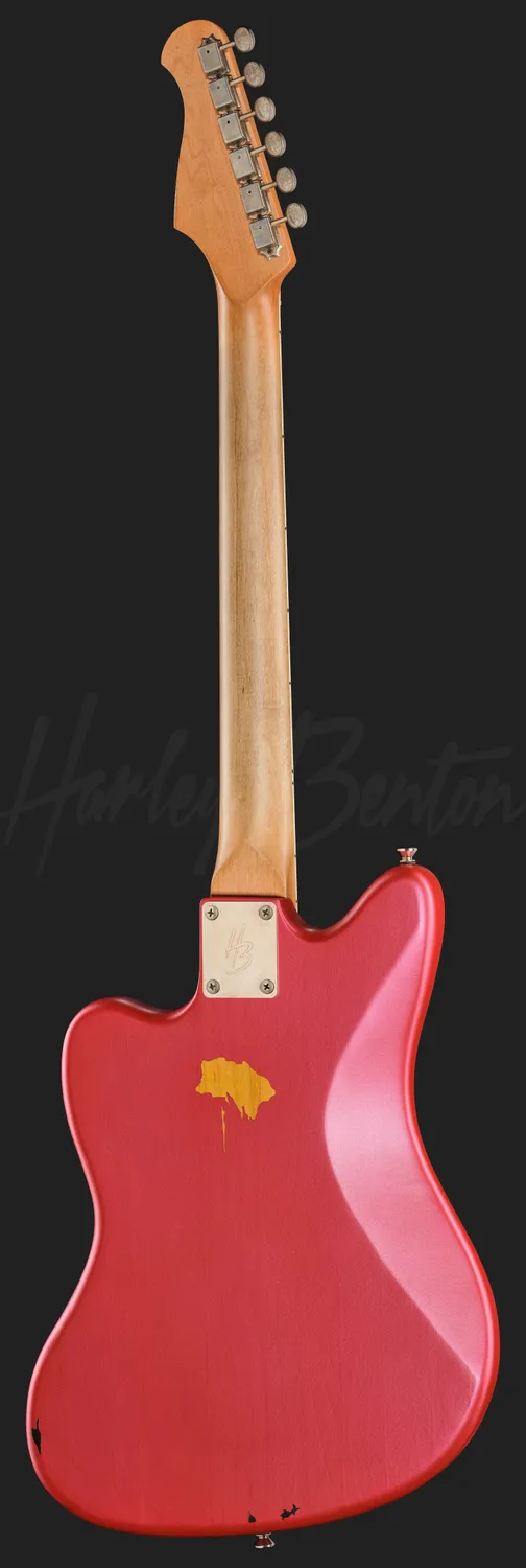 Harley Benton Aged JA-60LA E-Gitarre Candy Apple Offset