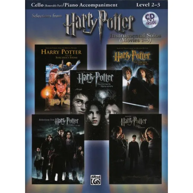 Harry Potter Cello Solos Filme 1-5 Noten Klavier