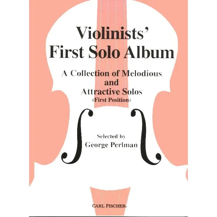 Carl Fischer Violinist's First Solo Album Volume 2 Noten Violine Anfänger