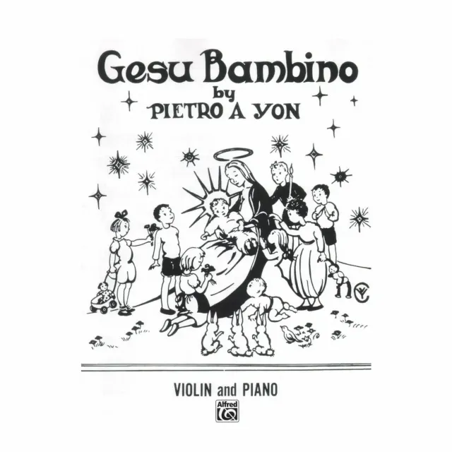 Pietro Yon Gesu Bambino Violine Noten Klavier Weihnachten