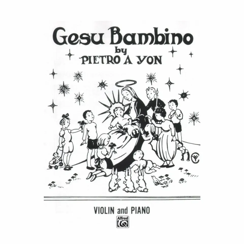 Pietro Yon Gesu Bambino Violine Noten Klavier Weihnachten