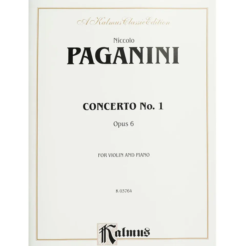 Paganini Violinkonzert Nr.1 Op.6 Noten Violine Flesch