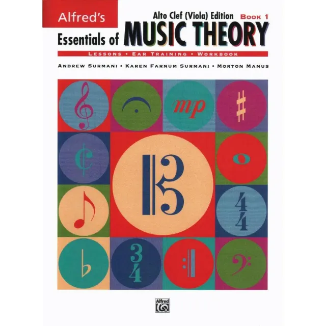 Alfred Essentials of Music Theory Book 1 Notenheft Viola Alt-Schlüssel