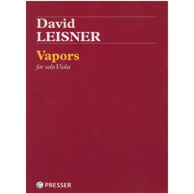 Presser Leisner Vapors Bratsche Noten Solo