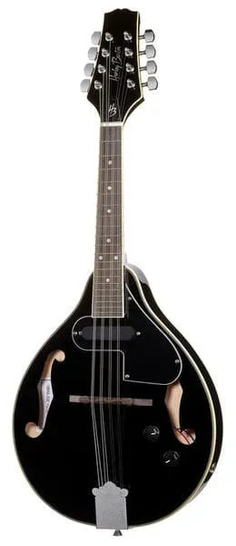 Harley Benton Custom MA-50E Mandoline Black Elektro A-Style