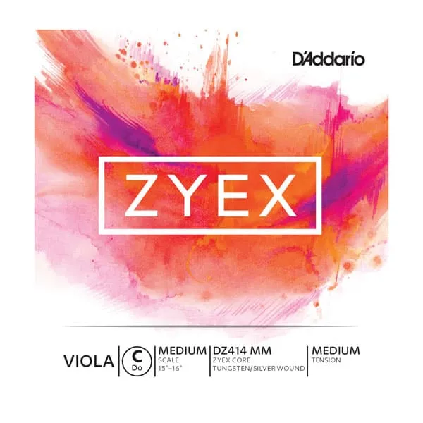 DAddario Zyex Viola C-Saite 15" mittel Synthetikkern
