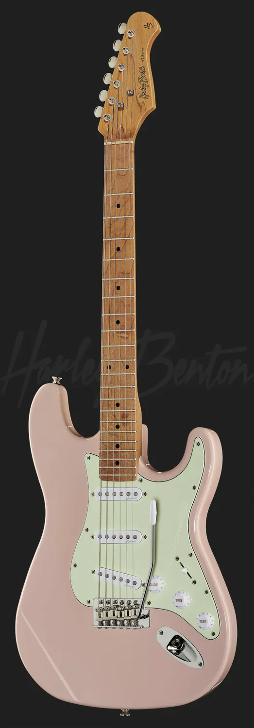 Harley Benton ST-62CC MN E-Gitarre Shell Pink Singlecoil