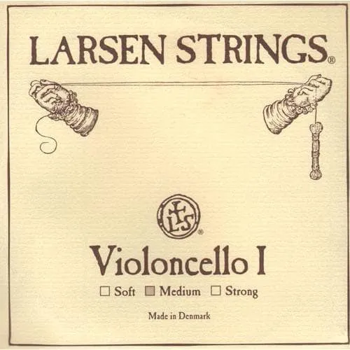 Larsen Original Cellosaite A Medium Stahl 4/4-3/4 warm