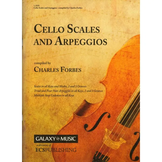 Galaxy Forbes Cello Scales Arpeggios Noten Cello Technik