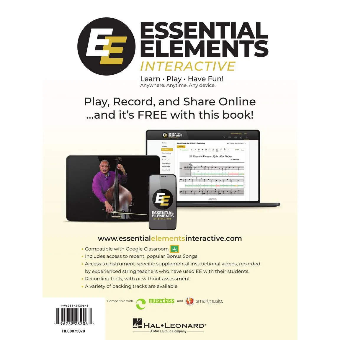 Hal Leonard Essential Elements Bass Schule Buch 3