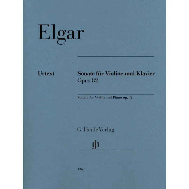 Elgar Violinsonate Op. 82 Noten Violine Klavier Henle Urtext