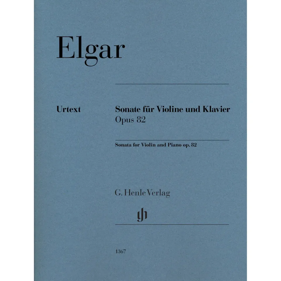 Elgar Violinsonate Op. 82 Noten Violine Klavier Henle Urtext