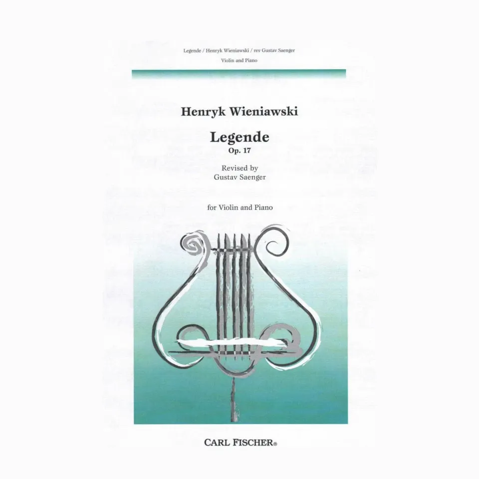 Wieniawski Legende op.17 Violine Klavier Noten