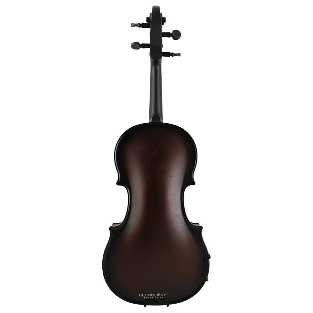 Glasser Carbon Composite Acoustic-Electric Violine 1/2 Carbon