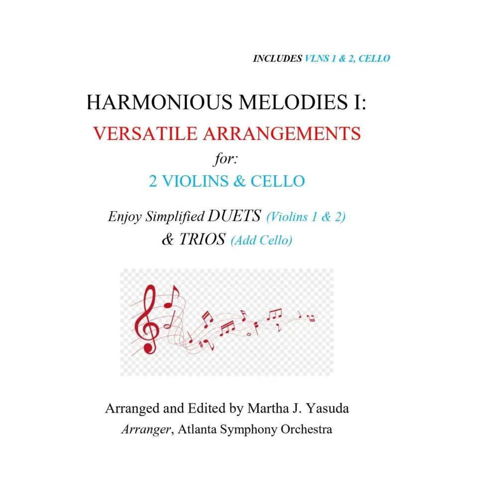 Shar Yasuda Harmonious Melodies Vol.I Noten 2 Violinen Cello