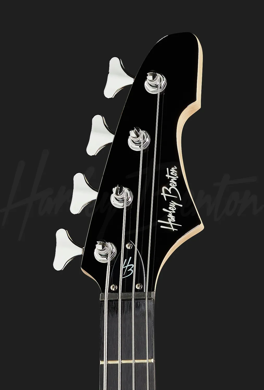 Harley Benton Student WB-20 BK E-Bass schwarz Splitcoil