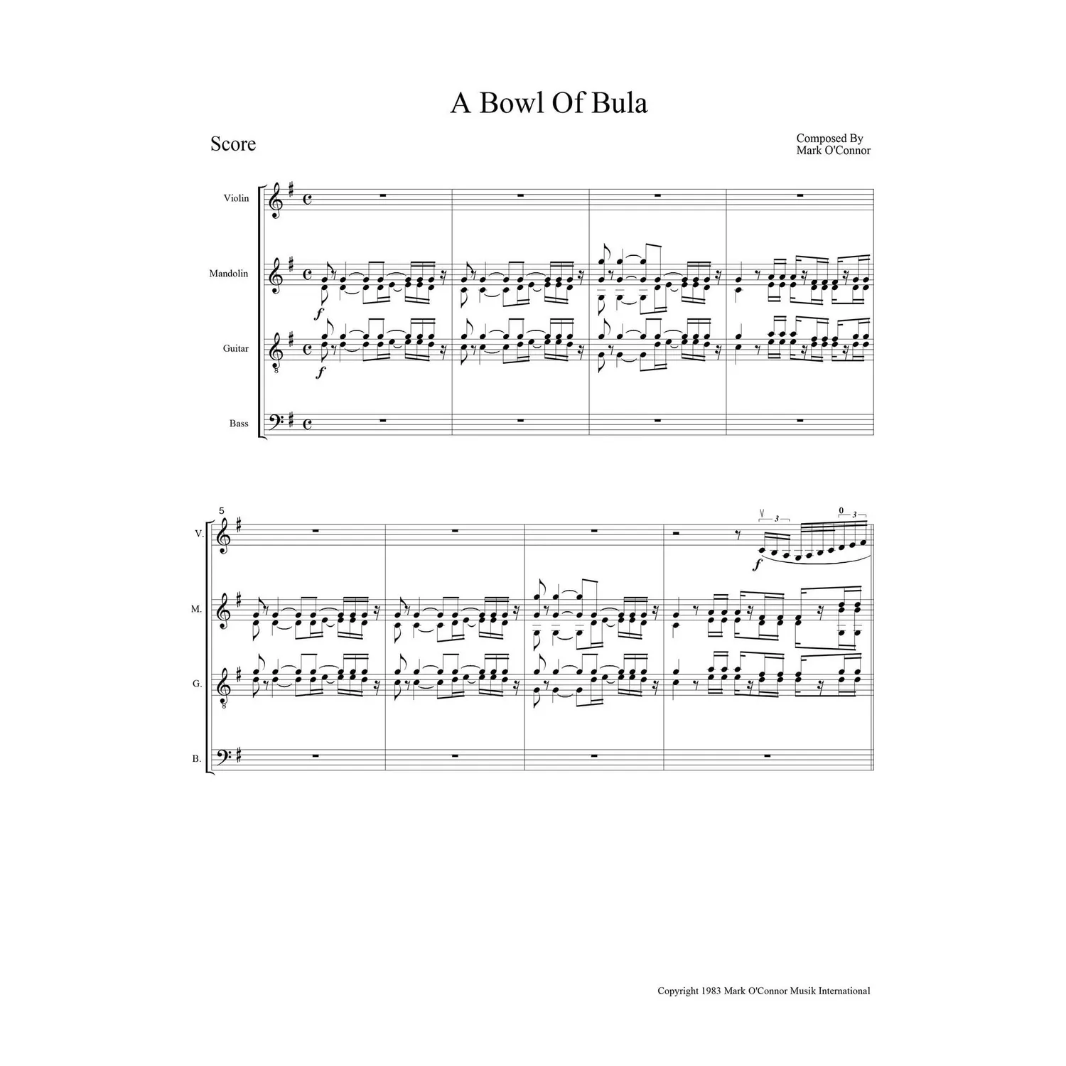 O'Connor 30-Year Retrospective Coll. 1 Noten Score digital