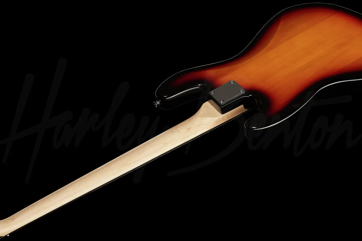 Harley Benton JB-20 SB E-Bass Sunburst Pappelkorpus