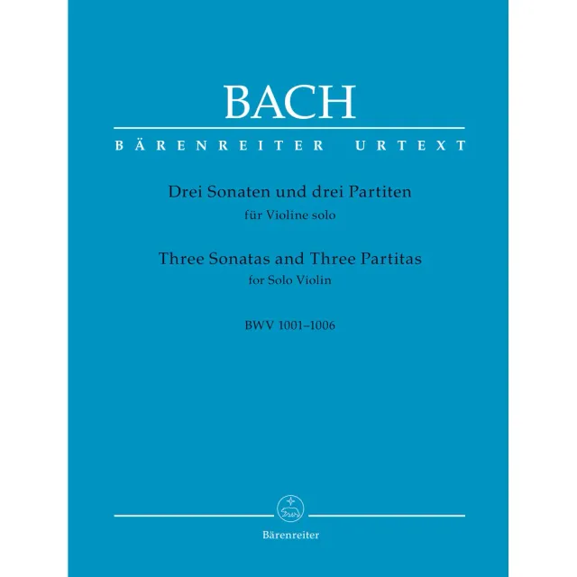 Bärenreiter Bach BWV 1001-1006 Noten Violine Solo Wollny