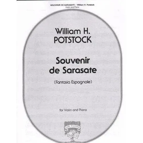 Carl Fischer Souvenir de Sarasate Violine Noten