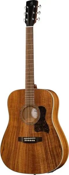 Harley Benton CLD-65AE NT Custom Line Akustikgitarre Natur Tonabnehmer