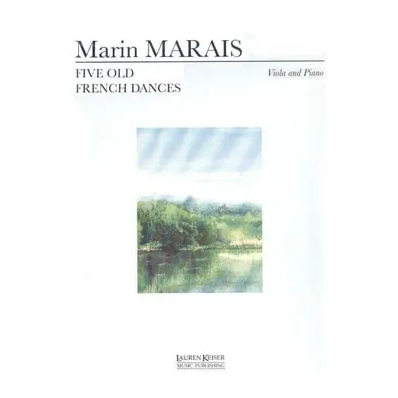 Keiser Marais Five Old French Dances Noten Viola Klavier