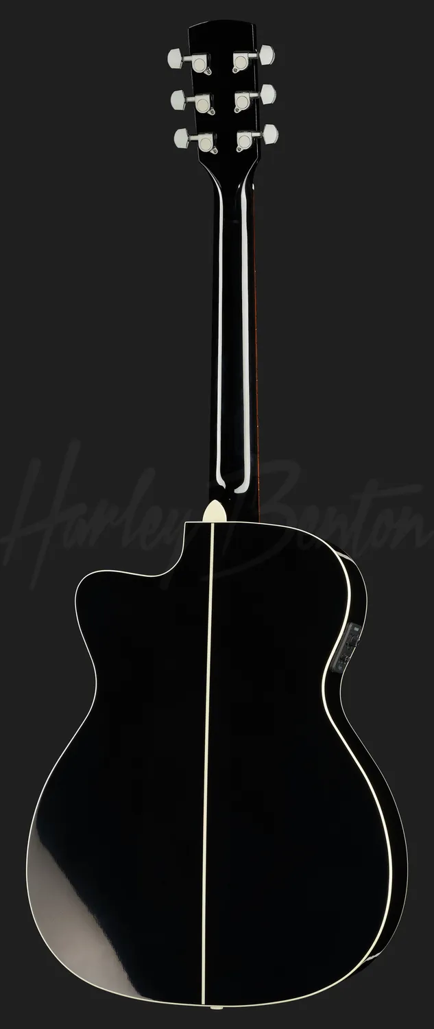 Harley Benton CLA-16SCE Westerngitarre schwarz elektro