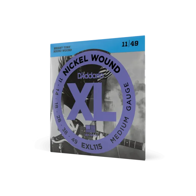 DAddario XL Blues Jazz Rock E-Gitarrensaiten 11-49 Nickel