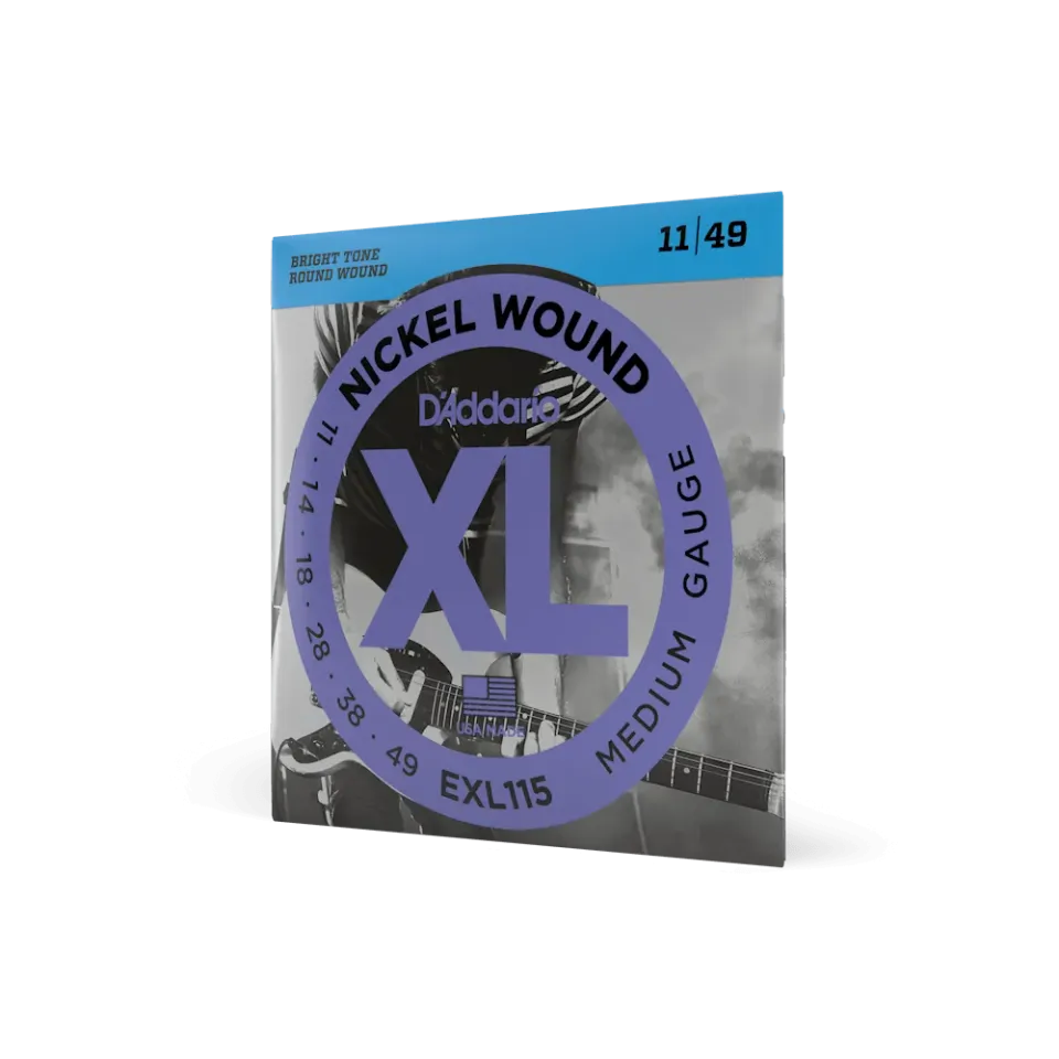 DAddario XL Blues Jazz Rock E-Gitarrensaiten 11-49 Nickel